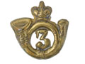 Collar badge, 3rd Madras Native Infantry (Palamcottah Light Infantry), pre-1901