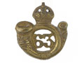 Collar badge, 63rd Palamcottah Light Infantry, 1903-1922