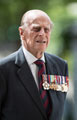 The Duke of Edinburgh attends the Grenadier Guards Black Sunday ceremony, 21 May 2017
