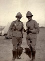 'Crookie' and 'Hutch', Lieutenants C K Crookshank and G S M Hutchinson, 34th Sikh Pioneers, India, 1905