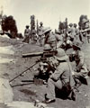 'Sergt Inst. Mumford Firing Maxim Gun Chaugla Gali. Oct 1911'.