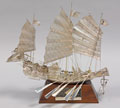 Model of a Chinese junk, 1955 (c)