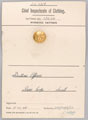 Small button, officer, Reconnaissance Corps, working pattern, sealed pattern, 1945