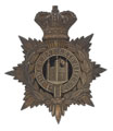 Helmet badge, Tower Hamlets Rifle Volunteers, 1878-1882
