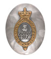 Shoulder belt plate, Poplar and Blackwall Volunteers, 1803