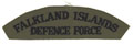 Falkland Islands Defence Force shoulder title.