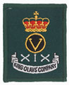 Tactical recognition flash, King Olav's Company, Green Howards (Alexandra Princess of Wales's Own Yorkshire Regiment), 1991 (c)