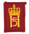 Tactical recognition flash, King Harald's Company, Green Howards (Alexandra Princess of Wales's Own Yorkshire Regiment), 2006 (c)