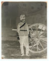 Officer, 3rd Middlesex Artillery Volunteers, glass negative, 1895 (c)