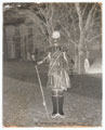 Drum Major, 1st Battalion Scots Guards, State Dress, glass negative, 1895 (c)