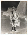 Piper, 1st Battalion The Royal Scots (Lothian Regiment), glass negative, 1895 (c)