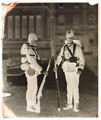 Corporal and Private, Lincolnshire Regiment, glass negative, 1895 (c)