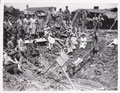 Members of the Queen Mary's Army Auxiliary Corps after an air raid at Abbeville, May 1918