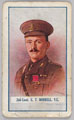 '2nd-Lieut. G. T. Dorrell. V.C.', cigarette card, 1915