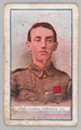 'Private George Stringer, V.C.', cigarette card, 1916
