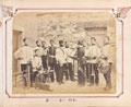 'Some of the Band, 86th Regt', Gibraltar 1866 (c)