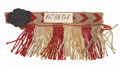 Lace and fringe sample, drummer, 16th (The Bedfordshire) Regiment of Foot, sealed pattern, 1860