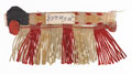Lace and fringe sample, drummer, 37th (North Hampshire) Regiment of Foot, sealed pattern, 1860