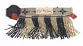 Lace and fringe sample, drummer, 99th (Lanarkshire) Regiment of Foot, sealed pattern, 1860