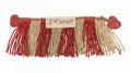 Fringe sample, drummer, 2nd (Queen's Royal) Regiment of Foot, sealed pattern, 1860