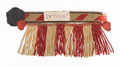 Lace and fringe sample, drummer, 88th Regiment of Foot (Connaught Rangers), sealed pattern, 1860