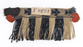 Lace and fringe sample, drummer, 8th (The King's) Regiment of Foot, sealed pattern, 1860