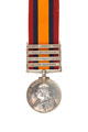 Queen's South Africa Medal 1899-1902, with four clasps: 'Cape Colony', 'Orange Free State', 'Transvaal', and 'South Africa 1901', Lieutenant Colonel Graham Gosling, The Buffs (East Kent Regiment)