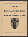 Letter No 3 by the Commander-in-Chief on non-fraternisation, 14 July 1945