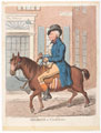 'Georgey a Cock-horse', Colonel George Hanger, 1796