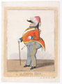 'A Waterloo Hero! The Major part of the Scotch Grays', 1822 (c)