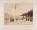 'Village & Guard House in the Morgandine Pass', Burma, 1891