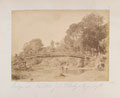 'Bridge at Wuntho. Genl Wolseley & Major Smyth', Burma, 1891