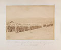 'The 2nd Devon Regt. The D.C.L.I & the Oxford L.I. on Parade at Wuntho', Burma, 1891