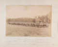 'The Coy 2nd Devon Regt. under Capt Davies & 2nd Lefts Holman & Logan which marched from Shwebo to Kanlin, a Distance of 98 miles in 5 days', Burma, 1891