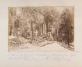 'Interior of the Kyaing-Kwintaung Stockade after Capture The Devon Regt firing on the retreating enemy', Burma, 1891