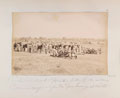 'Centre Section 2nd Mountain Battery R.A. under Command of Left De Montmorency at Wuntho', Burma, 1891