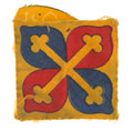 Formation badge, Wessex Brigade, Thomas Streeting, Devonshire Regiment, 1948 (c)