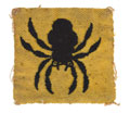 Formation badge of 81st West African Division, 'Black Tarantulas', 1944 (c)