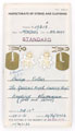 Collar badges, other ranks, The Queen's Royal Surrey Regiment, sealed pattern, 1961
