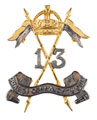 Cap badge, officer, 13th Duke of Connaught's Own Lancers, 1923-1947