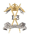 Collar badge, 13th Duke of Connaught's Own Lancers, 1923-1947