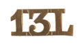 Shoulder title, 13th Duke of Connaught's Own Lancers, 1932-1947