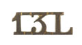 Shoulder title, 13th Duke of Connaught's Own Lancers, 1932-1947
