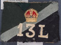 Shoulder title, 13th Duke of Connaught's Own Lancers, 1940 (c)