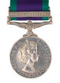 General Service Medal 1962-2007, with Northern Ireland clasp, Warrant Officer 1 D J 'Dia' Harvey, Royal Hampshire Regiment and Special Air Service