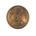 Button, officer, 2nd Bombay Lancers, pre-1901
