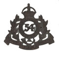 Cap badge, officer, 54th Sikhs, 1903-1922