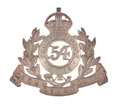 Cap badge, officer, 54th Sikhs, 1903-1922