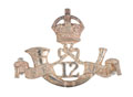 Cap badge, 12th Frontier Force Regiment, 1945