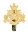 Cap badge, Sergeant Charles Douglas Neville Walker, Hong Kong Volunteer Defence Force